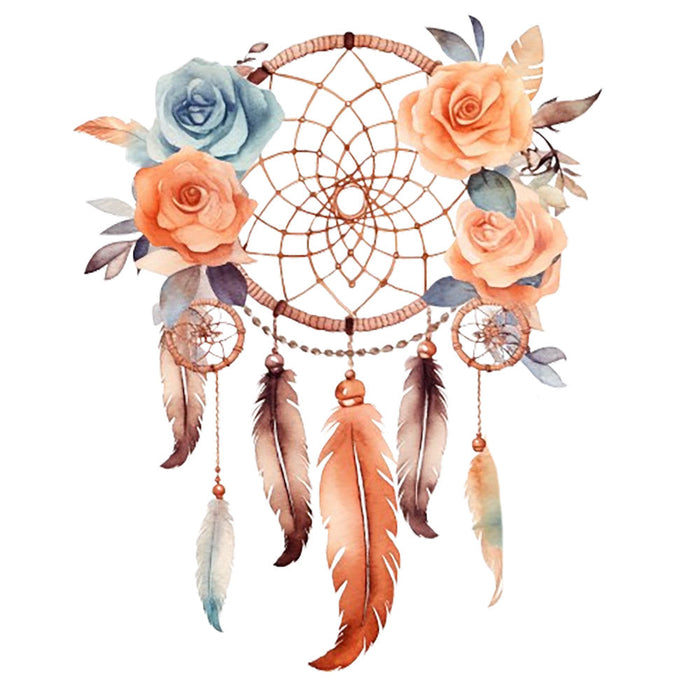 Watercolor Dream Catcher Fabric Panel 11