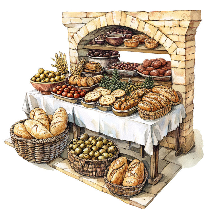 Roman Empire Fabric Panel 2