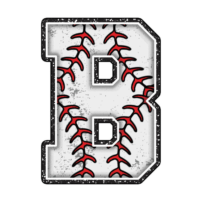 Baseball Alphabet Fabric Panel 12