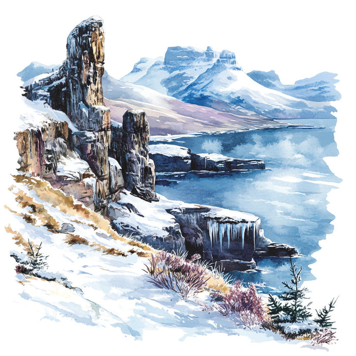 Winter Scotland Fabric Panel 20