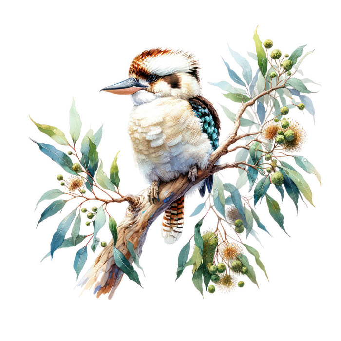Australian Flora Fauna Fabric Panel 3