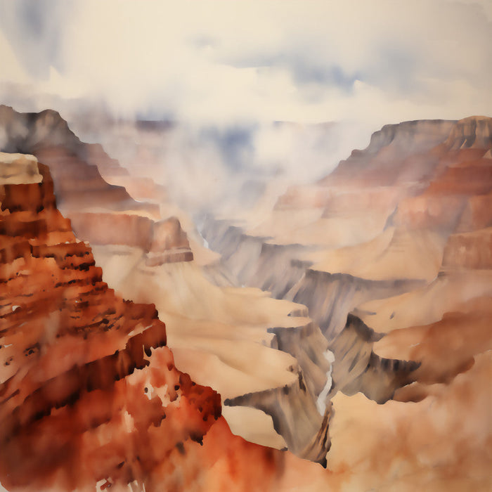 Grand Canyon Landscape Fabric Panel 4