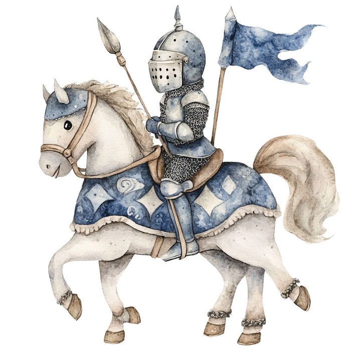 Cute Knight Fabric Panel 10
