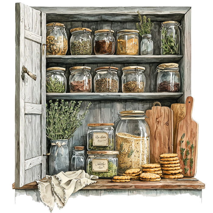 Country Kitchen Fabric Panel 9