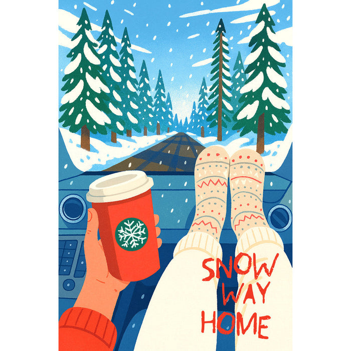 Christmas Card Fabric Panel 9