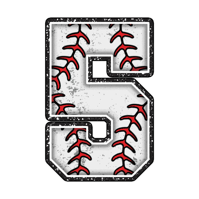 Baseball Alphabet Fabric Panel 6