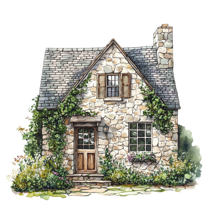 English Countryside Fabric Panel 13