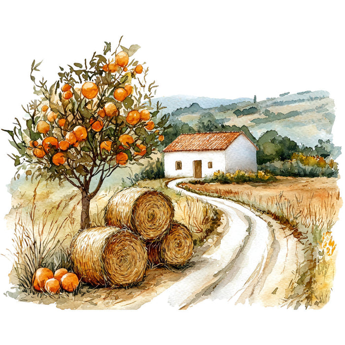 Autumn Landscape Fabric Panel 13