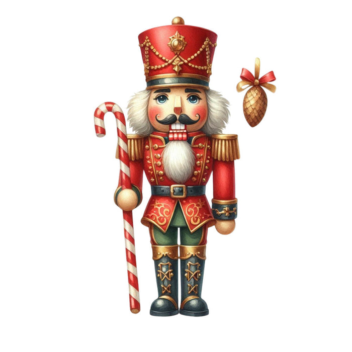 Christmas Nutcracker Scene Fabric Panel 15