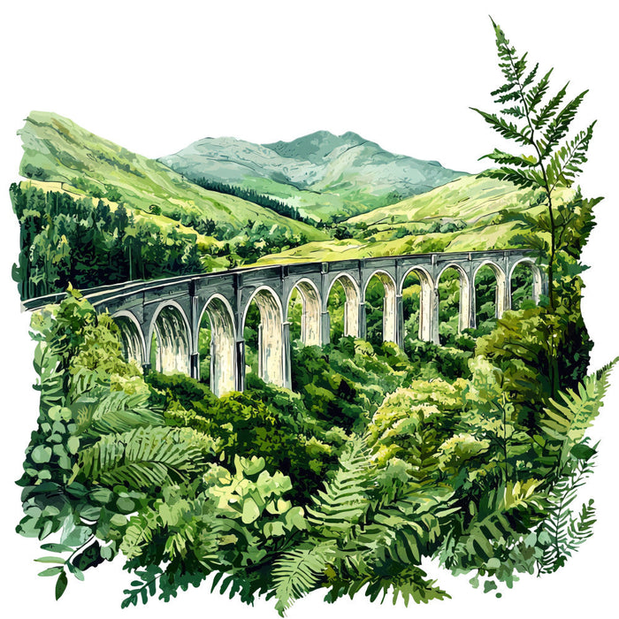 Landscapes of Scotland Fabric Panel 14