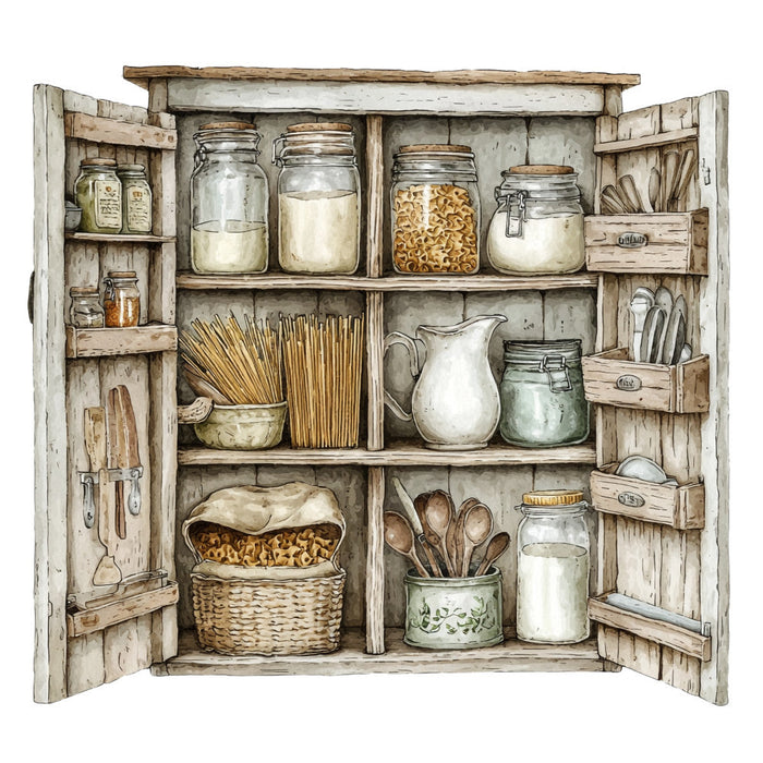 Country Kitchen Fabric Panel 10
