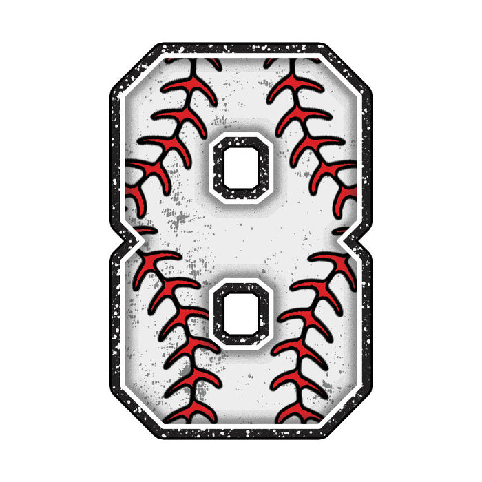 Baseball Alphabet Fabric Panel 9