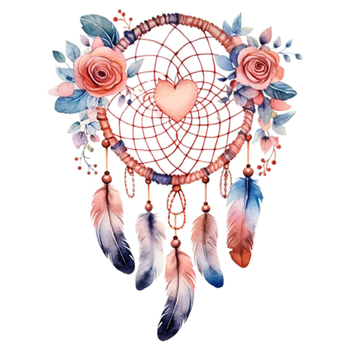 Watercolor Dream Catcher Fabric Panel 9