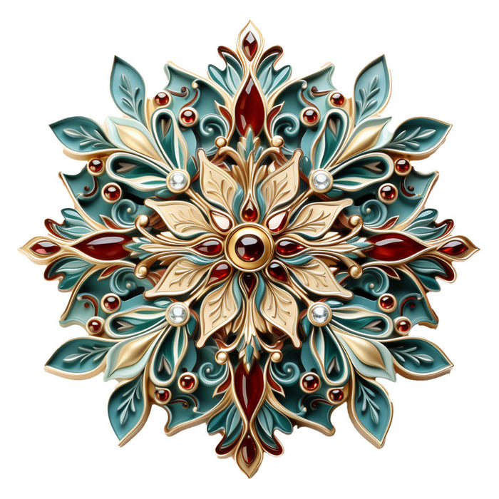 Elegant Christmas Fabric Panel 27