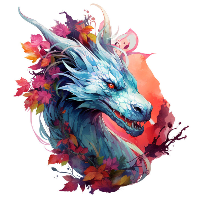 Elemental Dragons Fabric Panel 1