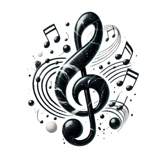 Musical Notes Fabric Panel 4