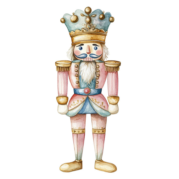 Classic Christmas Nutcrackers Fabric Panel 3