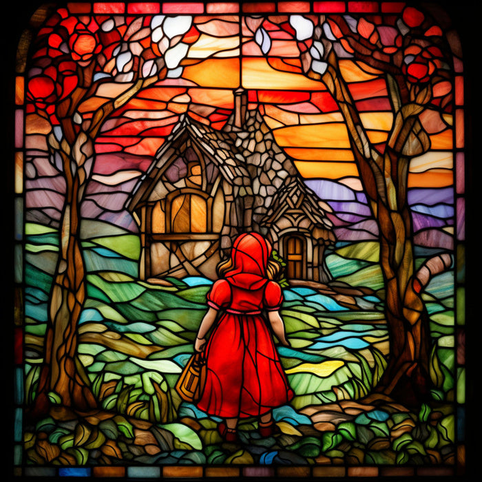 Little Red Riding Hood Fabric Panel 2