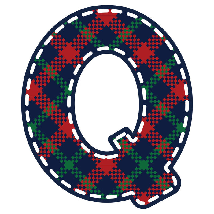 Christmas Alphabet Fabric Panel 29