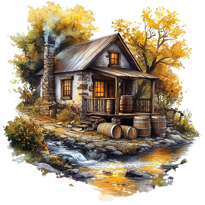 Bourbon Trail Fabric Panel 14