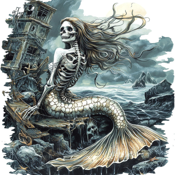 Haunted Ocean Fabric Panel 36