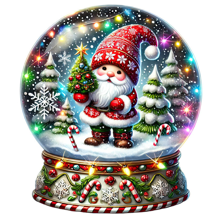 Christmas Snow Globes Fabric Panel 28