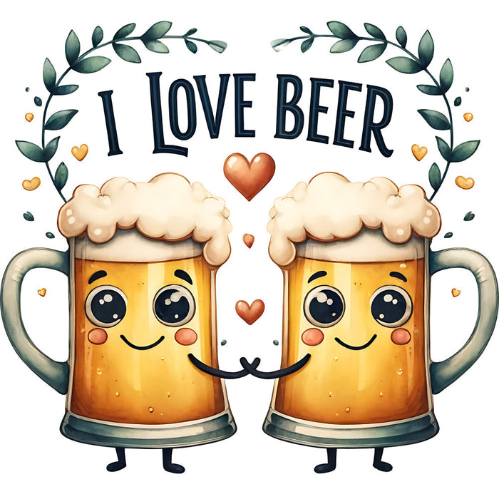 Funny Beer Quote Fabric Panel 1