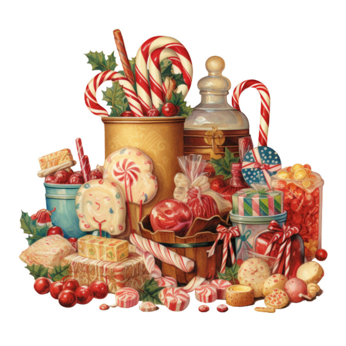 A Retro Christmas Fabric Panel 28