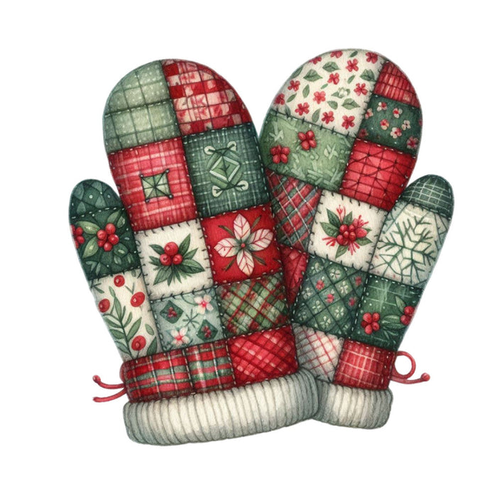 Christmas Patchwork Fabric Panel 22