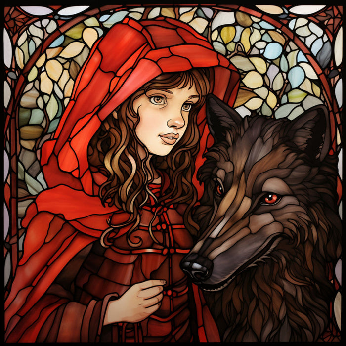 Little Red Riding Hood Fabric Panel 12