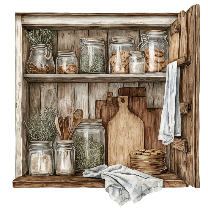 Country Kitchen Fabric Panel 32