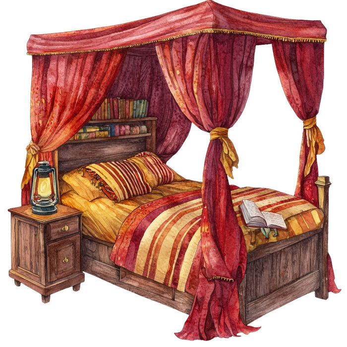 Wizard School Fabric Panel 1