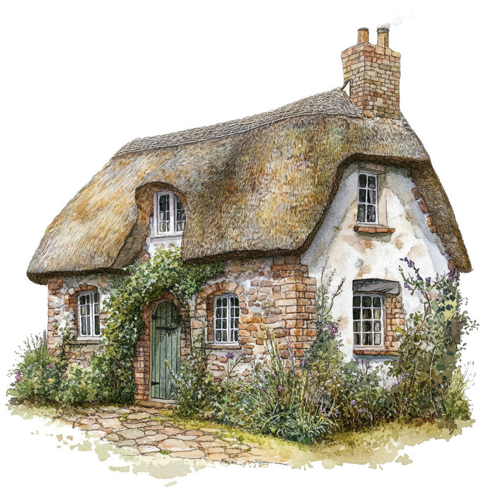 English Countryside Fabric Panel 30