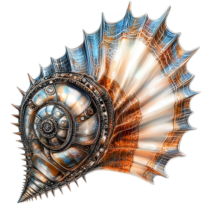 Steampunk Nautical Fabric Panel 18