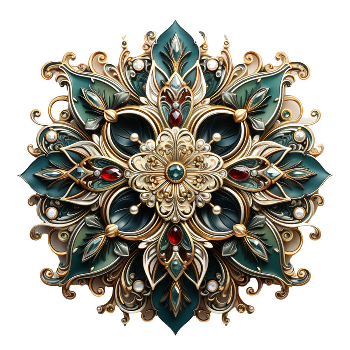 Elegant Christmas Fabric Panel 15