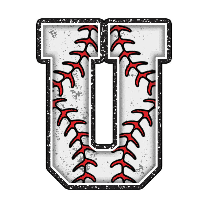 Baseball Alphabet Fabric Panel 30