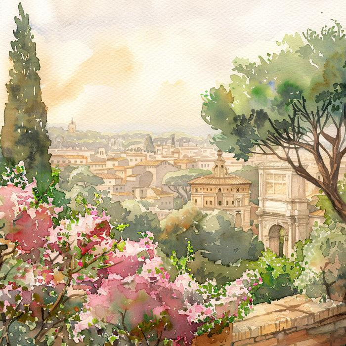 Italy Travel Art Fabric Panel 9
