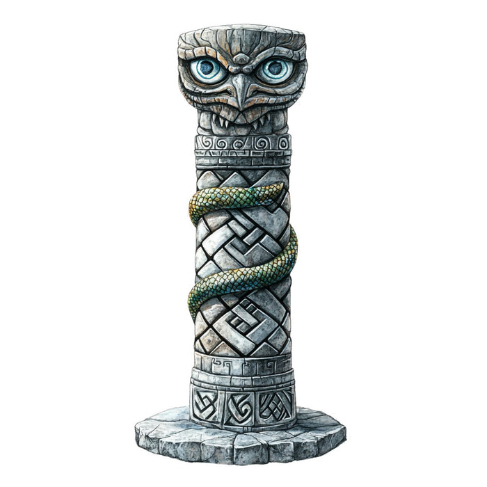 Nordic Totems Fabric Panel 33
