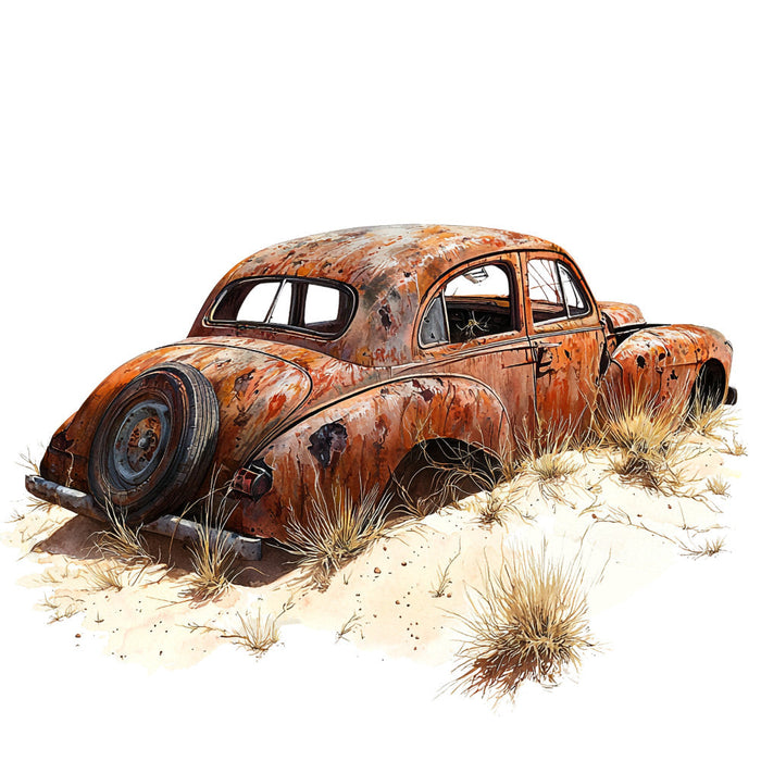 Route 66 Scene Fabric Panel 2