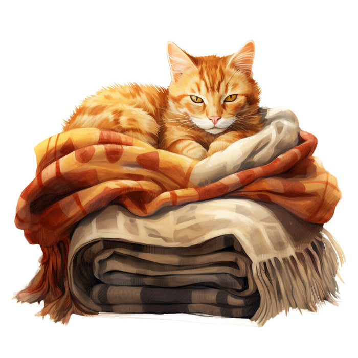 Cozy Autumn Fabric Panel 16