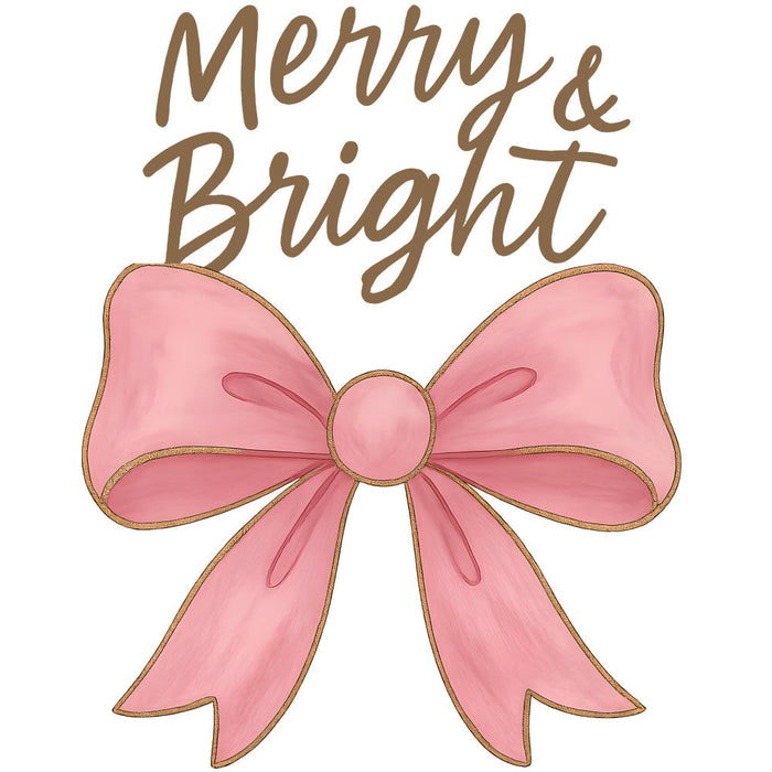 A Pink Christmas Fabric Panel 7