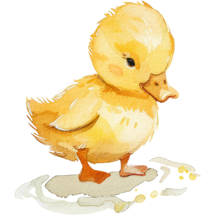 Watercolor Farm Fabric Panel 99