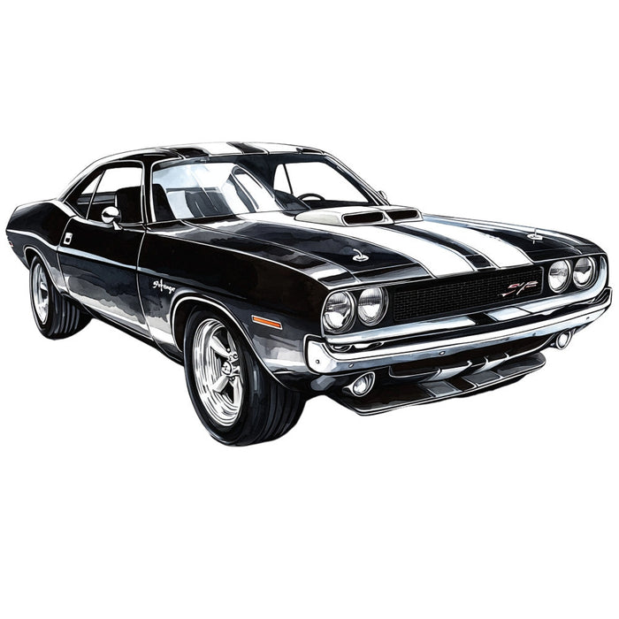 Muscle Cars Fabric Panel 5