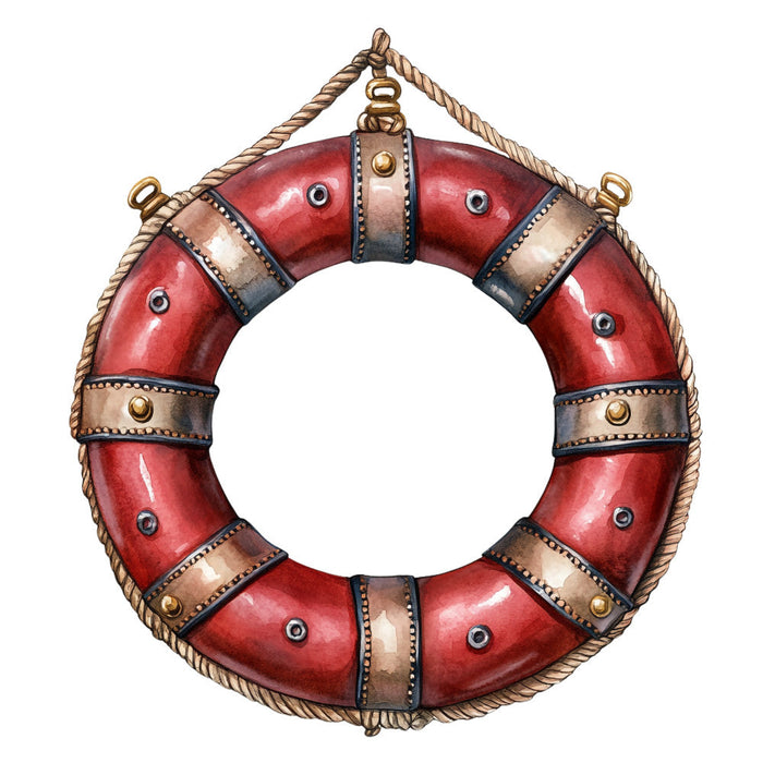 Steampunk Nautical Fabric Panel 6