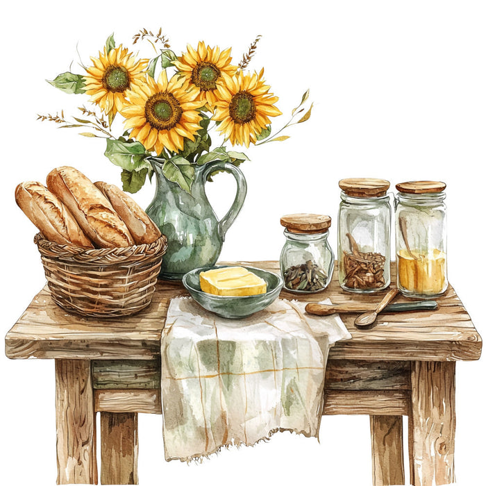 Country Kitchen Fabric Panel 21