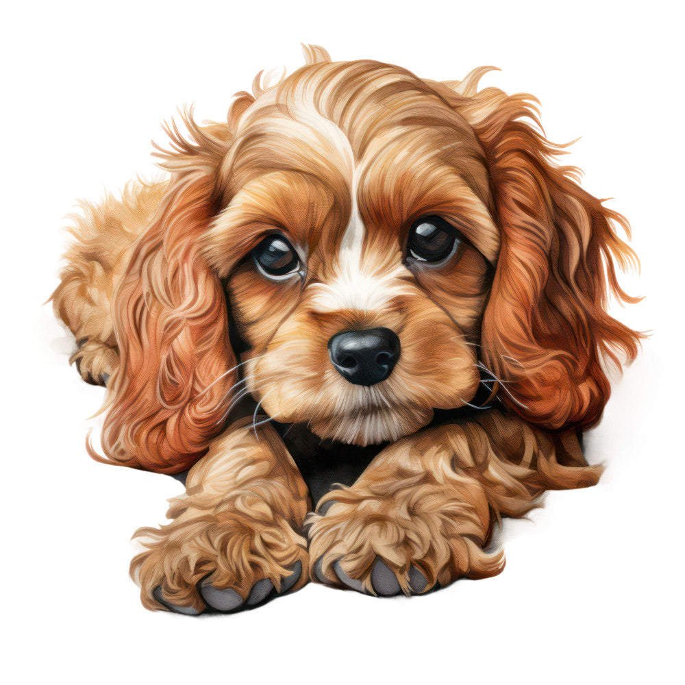 Cute Cavapoos Fabric Panel 33 — High Country Quilts