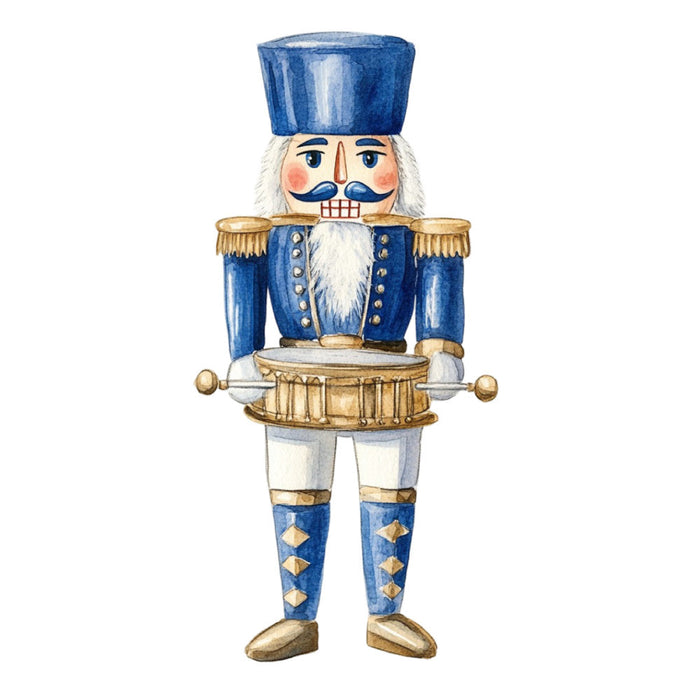 Classic Christmas Nutcrackers Fabric Panel 5
