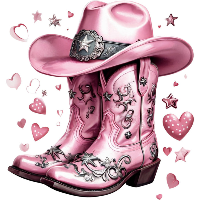 Coquette Cowgirl Fabric Panel 11