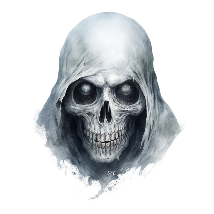 Horror Skulls Fabric Panel 14
