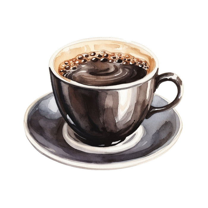 Coffee Elements Fabric Panel 40